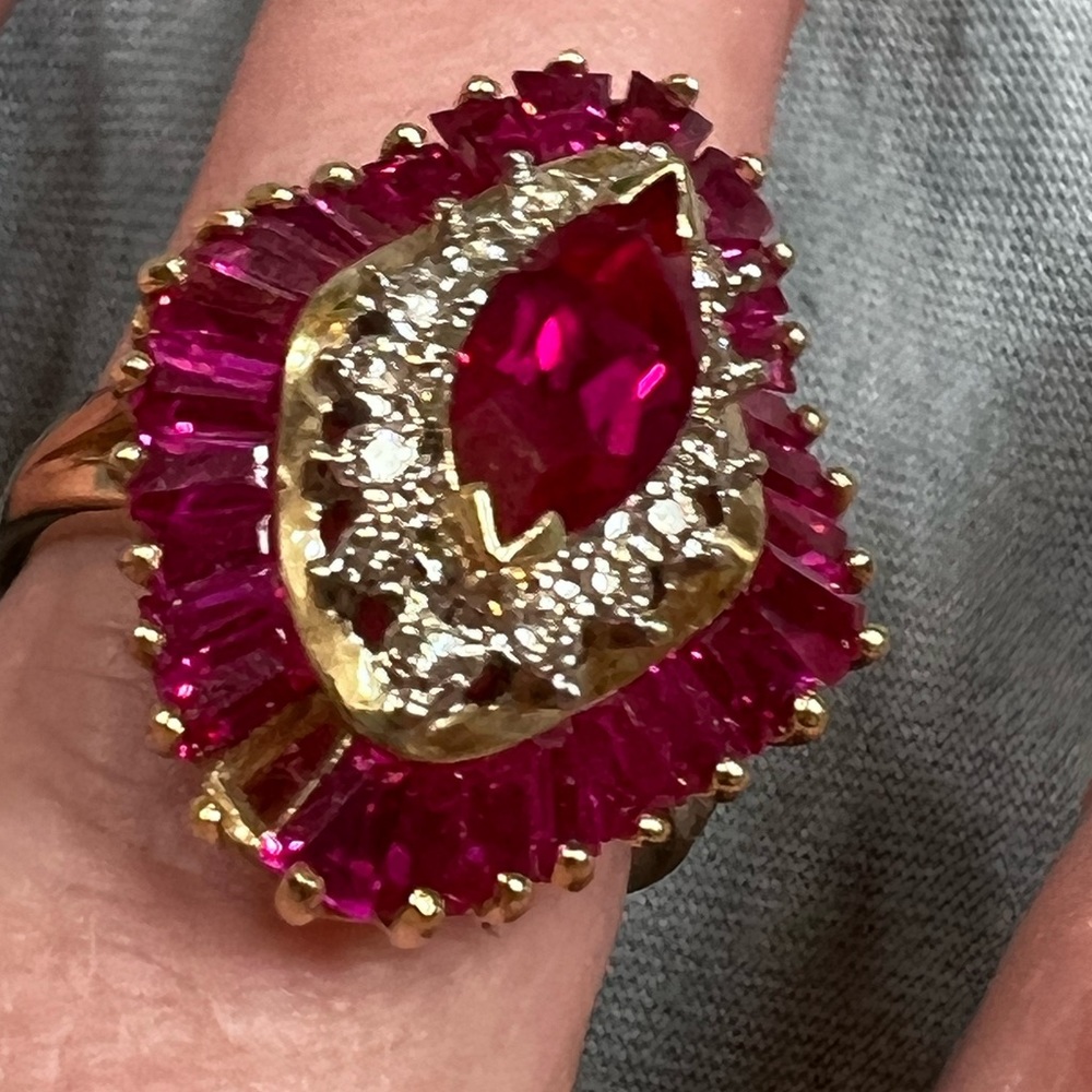 Ruby And Diamond Ring - image 6